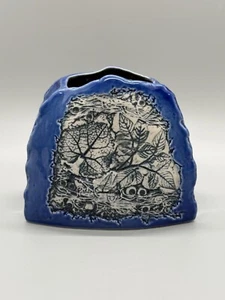 Vintage Tenmoku Pottery Vase Glazed Pottery Art Malaysia Handcrafted - Picture 1 of 9