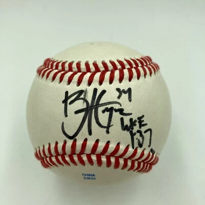 Bryce Harper Pre Rookie Signed 2010 NCAA Juco World Series Official Baseball JSA - Image 1 of 4