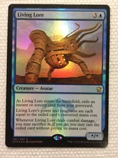 MTG 1x FOIL Living Lore Dragons of Tarkir Modern Magic the Gathering Card x1 NM
