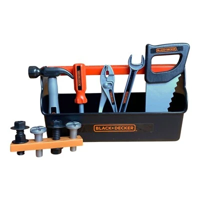 Мой первый ящик для инструментов Black and Decker Junior детские игрушки Jakks Pacific строительные инструменты - Изображение 1 из 4