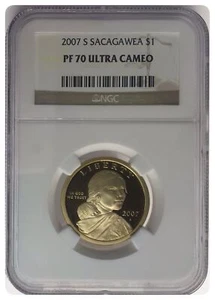 2007-S NGC PF 70 Ultra Cameo Sacagawea Dollar - Picture 1 of 1