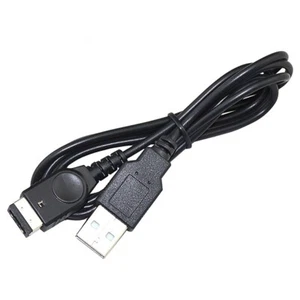 2x 1.2m USB Charging Cable For Gameboy SP GBA SP DS Console Charger Lead Black - Picture 1 of 5