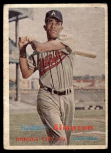 1957 Topps #225 Harry Simpson - Picture 1 of 2