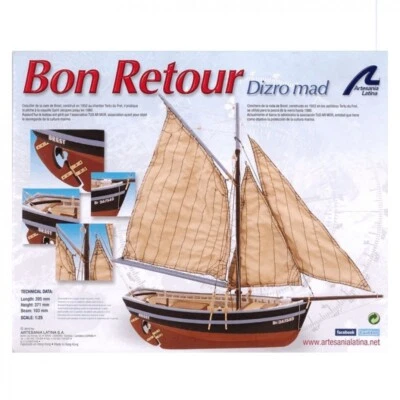 Bon Retour kit montaggio nave in legno Artesania Latina scala 1:25 - Immagine 1 di 2