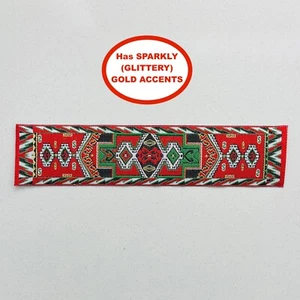 ALFOMBRA TEJIDA TURCA Corredor para Disfraz de Caballo Árabe Modelo 1:9/Casa de Muñecas 1:12 #15R - Imagen 1 de 1