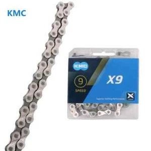 KMC X9 9 Speed Stretch Proof Bike Chain Road MTB X9.93 Shimano SRAM my - Picture 1 of 2