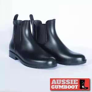 Youth & Ladies Rider Gumboots Elastic Sided Size 1 - 11 Women's Kids Rain Boots - Picture 1 of 5