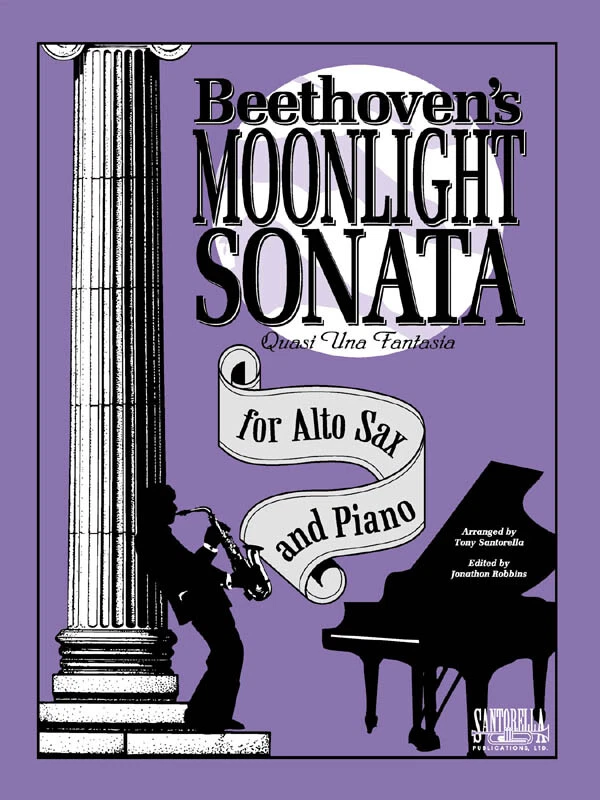Moonlight Sonata for Alto Sax & Piano * Shipped Directly from Publisher!  - Image 1 of 1