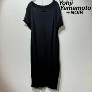 【Yohji Yamamoto】Yohji Yamamoto High-quality Silk Short Sleeve Knit Dress - Picture 1 of 8