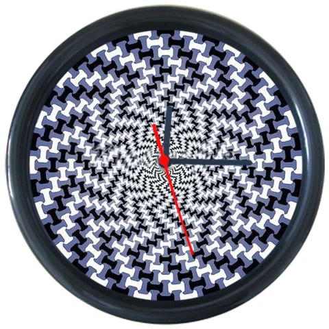 295263 Spiral Purple Optical Illusions Wall Clock Cover