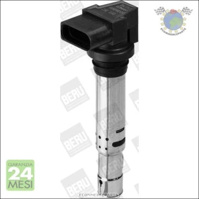 Bobina accensione Beru per AUDI A3 A2 A1 SEAT TOLEDO III IV II IBIZA ALHAMBRA C - Immagine 1 di 4