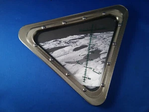 Replica Apollo 11 Lunar Module Window W/Lunar landscape - Neil Armstrong - Picture 1 of 9