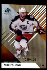 2016-17 SP Game Used Orange Rainbow Draft Year #23 Nick Foligno /106