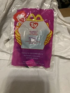 McDonald's 2000 Happy Meal Ty Teenie Beanie Baby Bumble The Bee Misprint Package - Picture 1 of 5