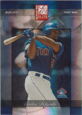 Donruss Elite Carlos Delgado Toronto Blue Jays 2002 refractor prisma estrella Foto 1 de 2