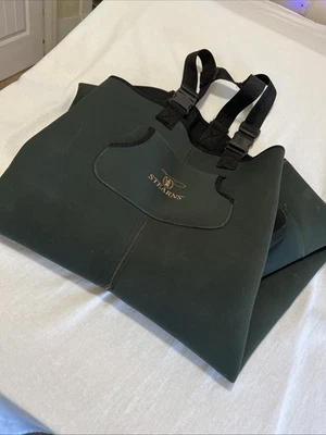 Stearns Lightweight Stocking Foot Hip Waders Size Large Green - Image 1 of 4