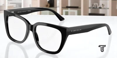 Gafas para mujer JIMMY CHOO JC3019B 5000 negras lentes de demostración 54 mm Foto 1 de 4