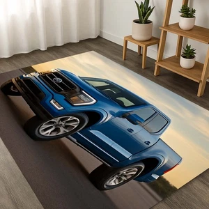 Ford Truck Rug, Modern Vehicle Design, Car Lover Gift, Truck Decor, Automotive - Picture 1 of 12