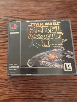Star Wars Rebel Assault II 2 PlayStation 1 PS1 WITH MANUAL - TESTED & WORKING - Image 1 of 3