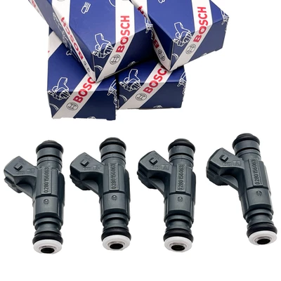 4x BOSCH Original Einspritzventil Einspritzdüse Für Audi A3 TT 1,8T 0280156063 - Image 1 of 4