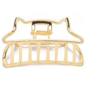 Hair Claw Clips Metal Strong Hold NonSlip Cat Shape Jaw Clips Hair Holder JSYQ - Picture 1 of 24