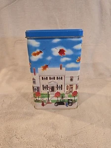 Vintage 1990 Hersheys Kisses Chocolates Park Hometown Canister #6 Tin Can - Picture 1 of 6