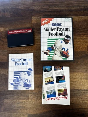 Walter Payton Football (Sega Master System, 1989) With After Burner Poster - Image 1 of 4