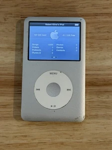 Apple iPod A1238 Classic 7th Gen Silver (160 GB) Tested Works 13,666 Songs! - Picture 1 of 10