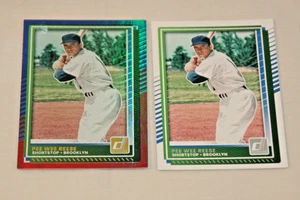 PEE WEE REESE (2) 2025 DONRUSS RED BLUE FOIL & BASE #60 BROOKLYN DODGERS - Picture 1 of 1