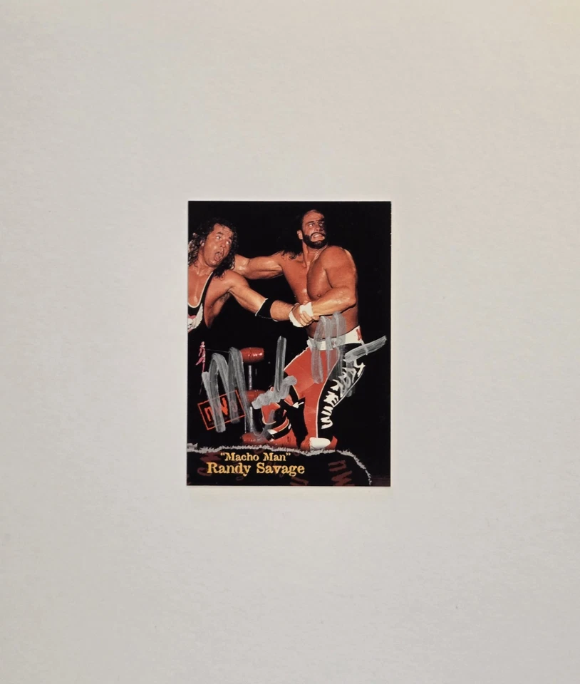 1998 Macho Man Randy Savage Topps WCW/nWo Auto Card #04  Rare Vintage  - Image 1 of 4