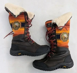 UGG  X Pendleton Adirondack Tall Grand Canyon National Park Sheepwool Boots US 8 - Picture 1 of 24