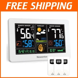 Indoor Outdoor Thermometer with Barometric Pressure - Picture 1 of 8