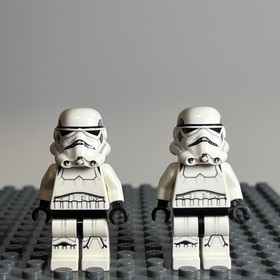 X2 LEGO Imperial Stormtrooper sw0585 (Dark Blue Helmet Vents) Lot 2L