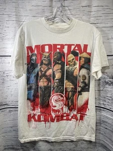 Vtg Mortal Kombat Warner Bros Promo Movie T-shirt short sleeve tee 19” X 27” - Picture 1 of 6