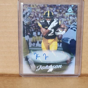 Kaleb Johnson 2025 Luminance Rookie Autograh Card #332/700 Pittsburgh Steelers - Picture 1 of 3