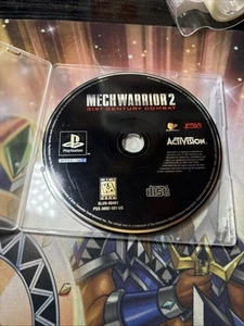 Mech Warrior 2 31st Century Combat - Disco Suelto Sony PS1 Playstation 1 - Imagen 1 de 2