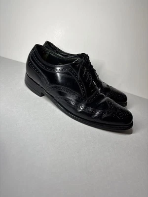 Oxford Florsheim Imperial de colección con punta de ala negra 7 D para hombre  Foto 1 de 4