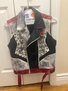 Kid's Removable Arms Carlos Cameron Boyce Descendants 2 Double Rider Jacket - Picture 1 of 4