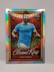 Topps Premier League 2025/26 Chrome King Sergio Aguero CK 14 Holo Foil - Picture 1 of 2