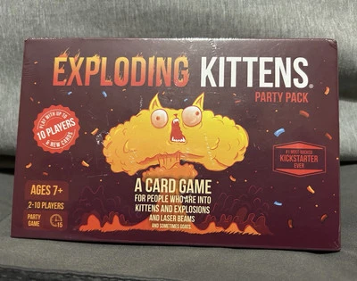 EXPLODING KITTENS PARTY PACK AGES 7+ 2-10 PLAYERS BRAND NEW - Image 1 of 3