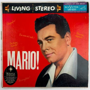 Mario! Lanza at his Best RCA Victor LM2331 Vinyl LP 1959 Roc'd in Italy - Picture 1 of 3