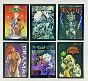 SIRIUS GALLERY (1998) Complete "OMNICHROME" Chase Card Set LINSNER's DAWN AKIKO - Picture 1 of 3