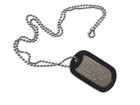 US Dog Tags Erkennungsmarken Army Hundemarke Glänzend US tags Prägung Frei !