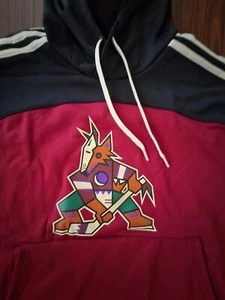 Arizona Coyotes NHL Hockey - Adidas Official Kachina Logo Hoodie - Mens 2XL - Picture 1 of 4