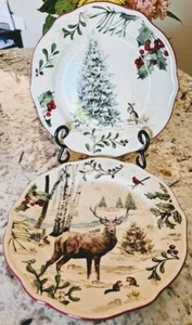 Better Homes Garden Heritage Collection Salad Plates x 2 - Picture 1 of 4