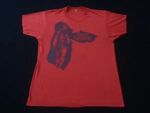 Vintage Alice Cooper Shirt Mens Medium Live In The Flesh Tour 80s Single Stitch - Picture 1 of 12