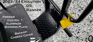 Evolution D5 Ranger Golf Cart Powder Coated Diamond Plate Back-up Camera Cover - Bild 1 von 4
