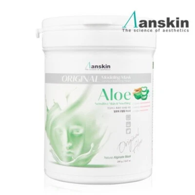 ANSKIN Original Modeling Mask 240g Aloe Jelly Rubber Mask Korean Skin Care - Image 1 of 4