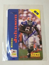 F43003  1995 Signature Rookies Auto-Phonex Phone Card Autographs #31 Ellis Johns