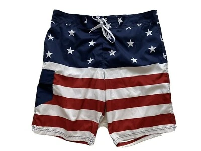 Nuevo con etiquetas Bañador de Carga Bioworld Bandera Americana Rojo Blanco y Azul para Hombres 2XL Foto 1 de 4